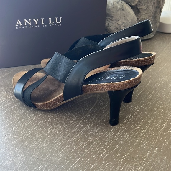Anyi Lu “Bella” black sandals 41 11 - Picture 2 of 6